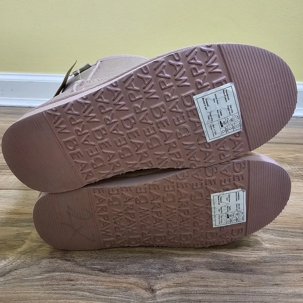 New BearPaw Elle Exotic Youth Pink Glitter, size US 5 - Picture 9 of 14